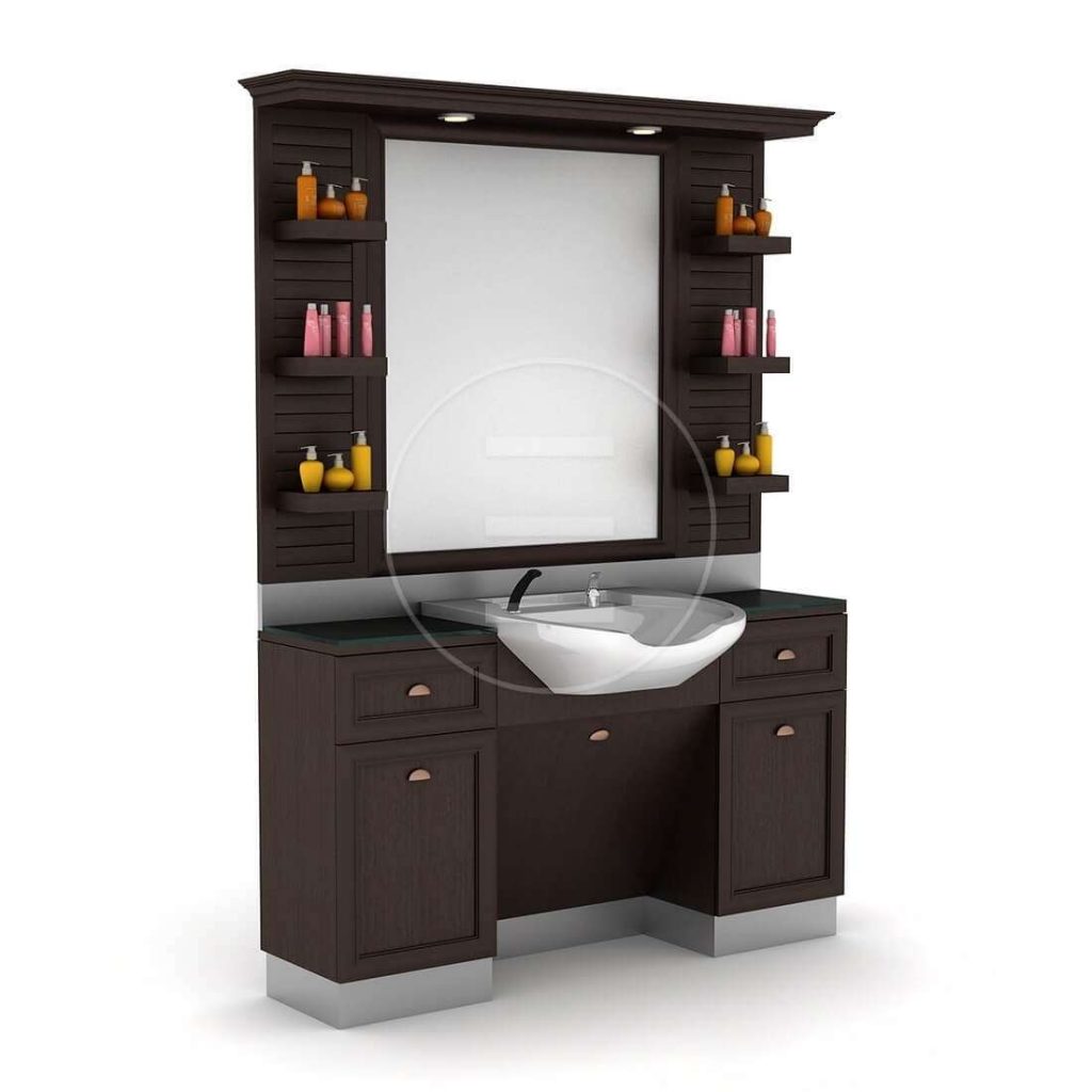 Post de lucru frizerie / barber styling unit ALPEDA CLASSIC MAN - Mobilier & Echipamente Saloane