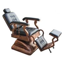 Scaun frizerie / barber chair SCALA RETRO negru