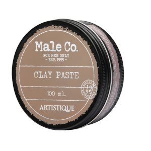 Male Co. Clay Paste 100 ml - Pasta modelatoare fixare foarte puternica, aspect mat