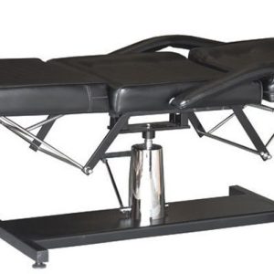 Fotoliu pat cosmetica cu pompa hidraulica negru