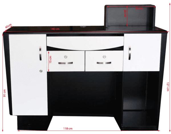 Receptie barbershop / salon cod 281918 negru - imagine 2