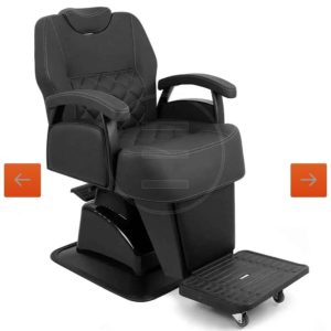 Pompa hidraulica, scaun frizerie Hercule Black Edition