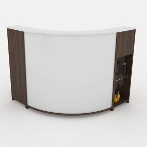 Receptie barber shop / salon Alpeda Curve Desk