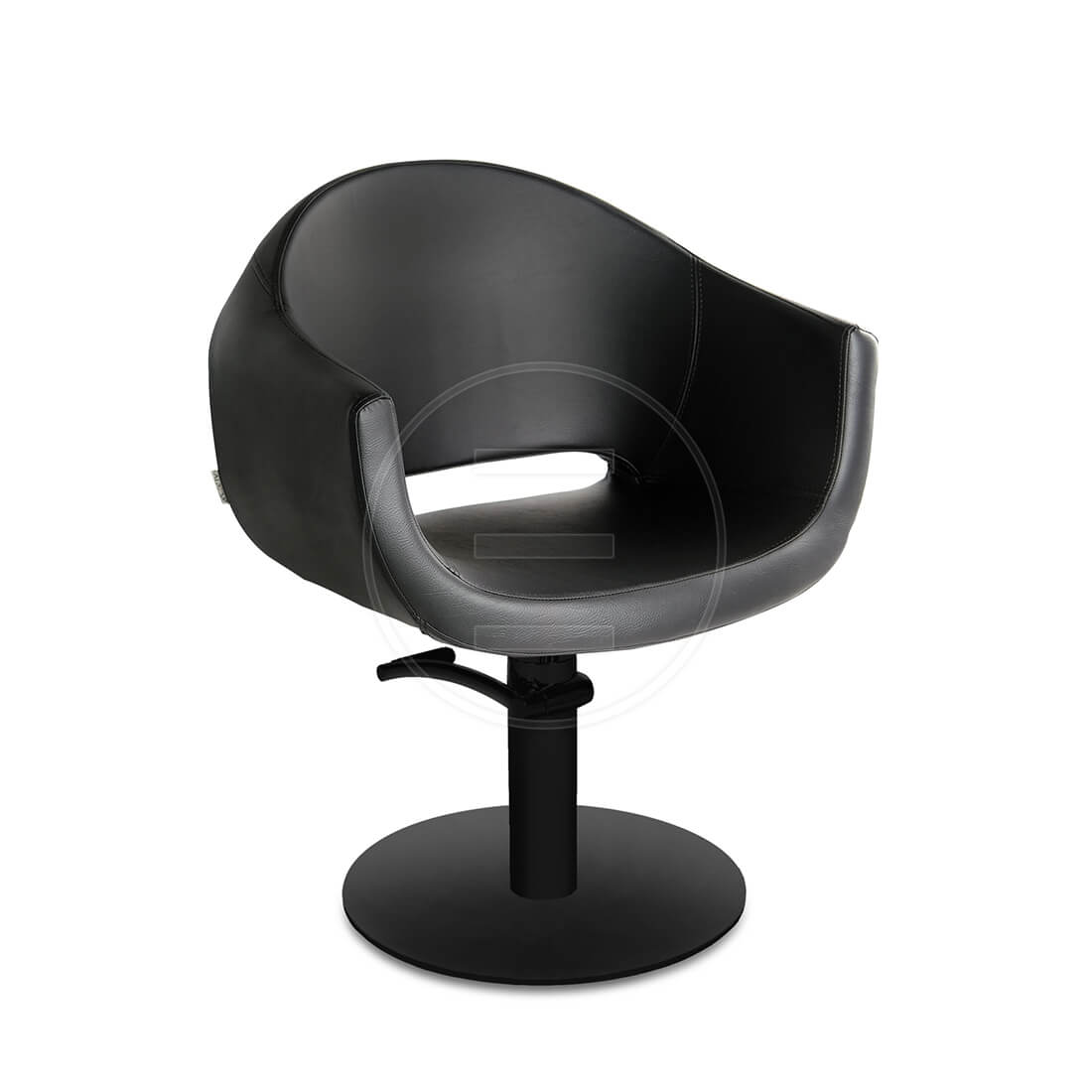 Scaun coafor / styling chair Alpeda Evo Black - imagine 2