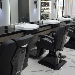 Scaun frizerie Alpeda Hercule Black Edition A - imagine 3