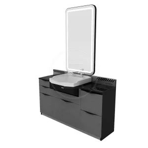 Post de lucru frizerie / barber styling unit Alpeda PABLO, OUTLET - imagine 4