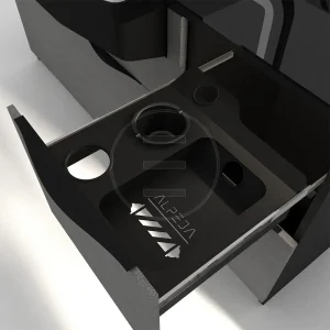 Post de lucru frizerie / barber styling unit Alpeda PABLO, OUTLET - imagine 3