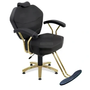Scaun coafor / styling chair Alpeda MakeUp Gold