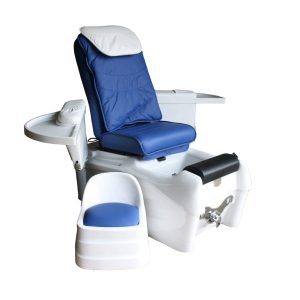 Fotoliu pedichiura SPA electric cu vibromasaj albastru