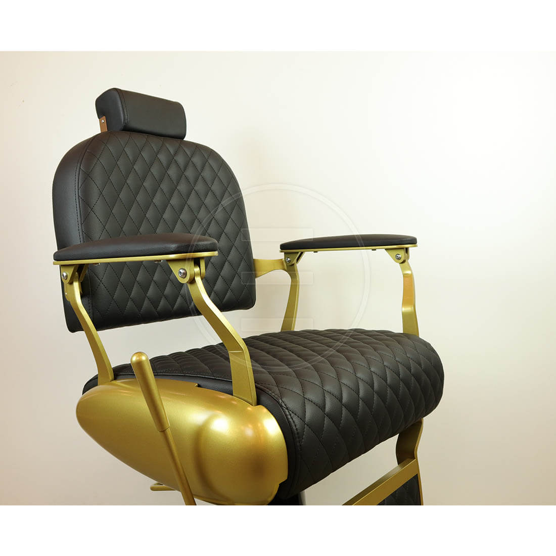 Scaun frizerie / barber chair ALPEDA LEO GOLD BA - imagine 3