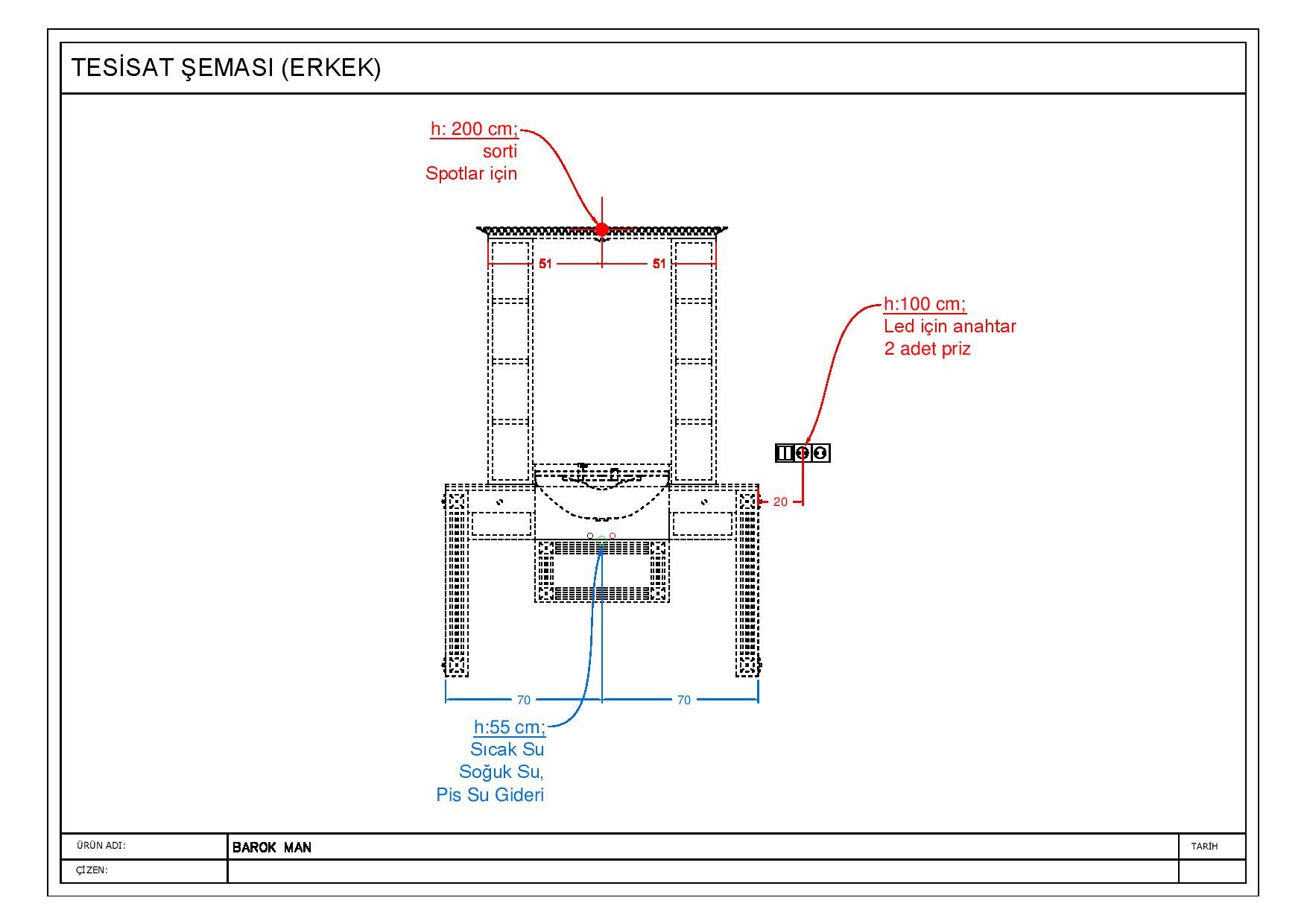 Post de lucru frizerie / barber styling unit ALPEDA BAROK MAN - imagine 3