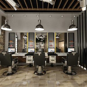 Post de lucru frizerie / barber styling unit ALPEDA DIPLOMAT