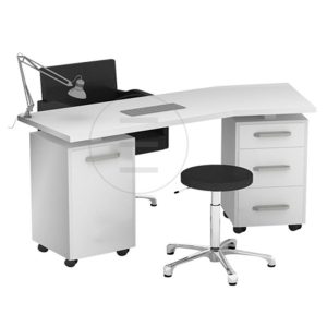 Masa manichiura dubla ALPEDA NAIL STATION DOUBLE, fara aspirator