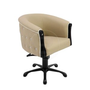 Scaun coafor / styling chair ALPEDA RESITAL BLACK KL