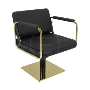 Scaun coafor / styling chair ALPEDA ROUND STYLING GOLD