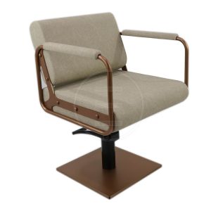 Scaun coafor / styling chair ALPEDA ROUND STYLING COPPER RL