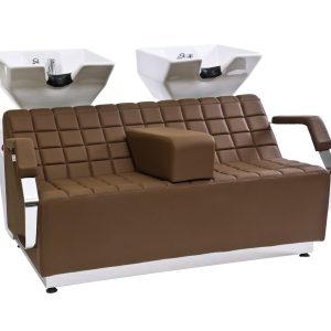 Unitate pentru spalat, scafa / washing unit Alpeda Salon X Wash (dubla), suport picioare electric optional