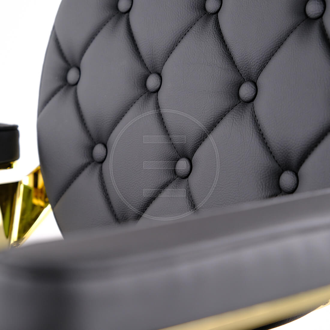 Scaun de frizerie / barber chair Alpeda Ronin Gold - imagine 2