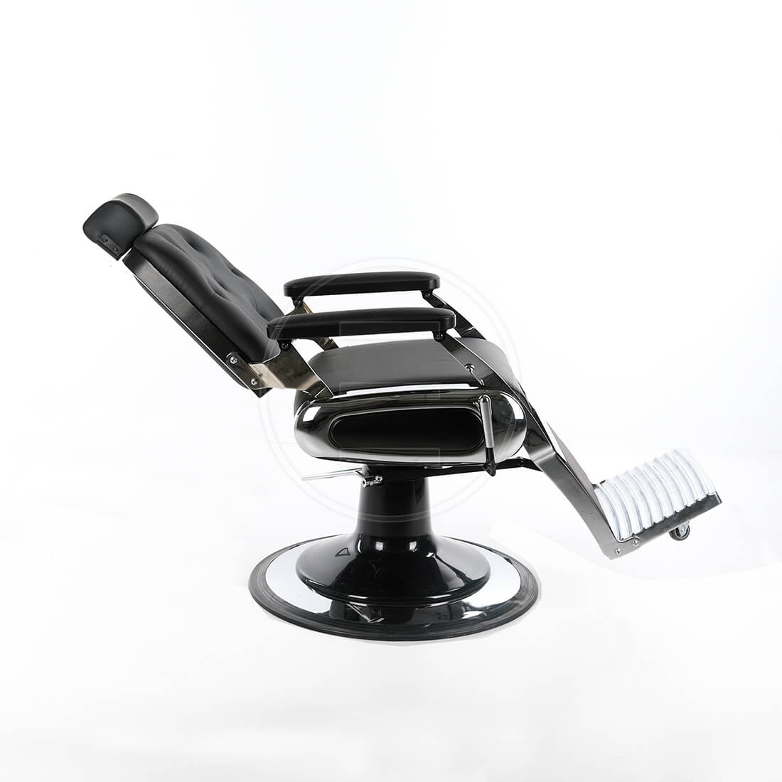 Scaun de frizerie / barber chair ALPEDA SPY NK CROM - imagine 2