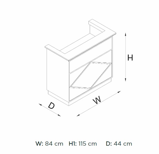 Receptie Alpeda Milla Desk - imagine 4