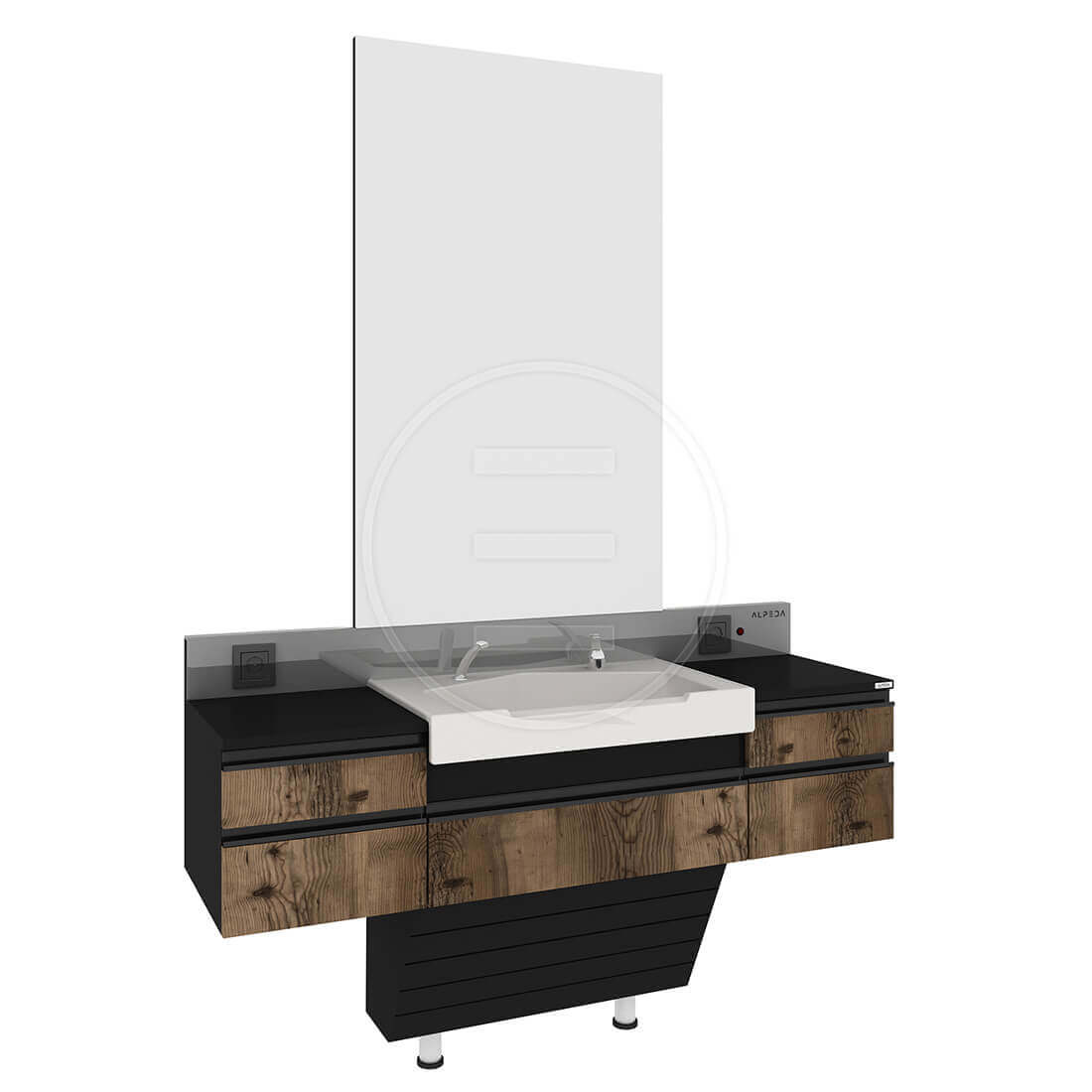 Post de lucru frizerie / barber styling unit ALPEDA ARDEN