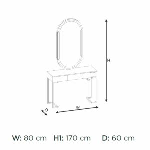 Post lucru coafor dublu / insula Alpeda Academy Garden Daisy
