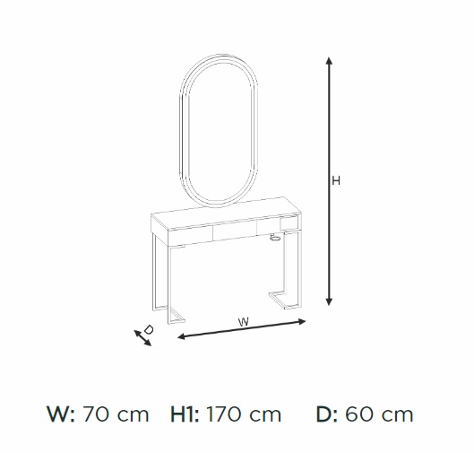 Post lucru coafor dublu / insula Alpeda Academy Garden Ivy - imagine 2