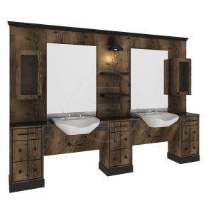 Post de lucru frizerie / barber styling unit Alpeda Marcus