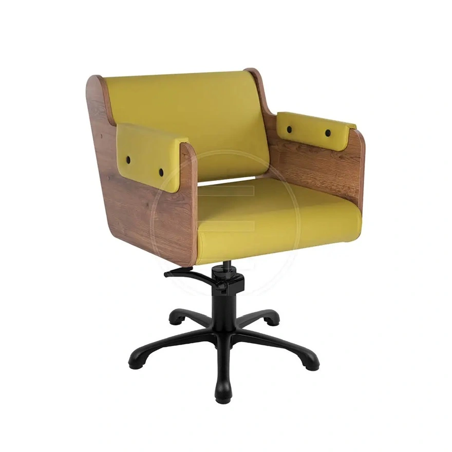 Scaun coafor / styling chair Alpeda KAI Black Edition - imagine 2