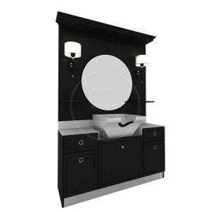 Post de lucru frizerie / barber styling unit Alpeda Sebastian