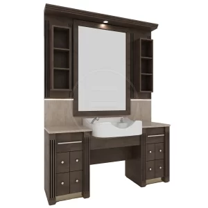 Post de lucru frizerie / barber styling unit ALPEDA Barlas