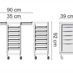 Ucenic cu 6 sertare, Ceriotti City - 90*35 cm