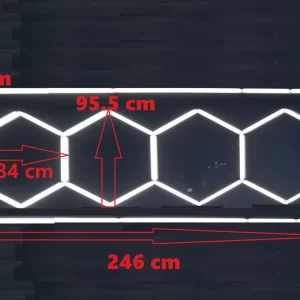 HexaLed Luminos - 96 / 84 cm, fara chenar