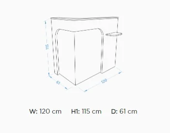 Receptie Alpeda Frezya Desk - imagine 5