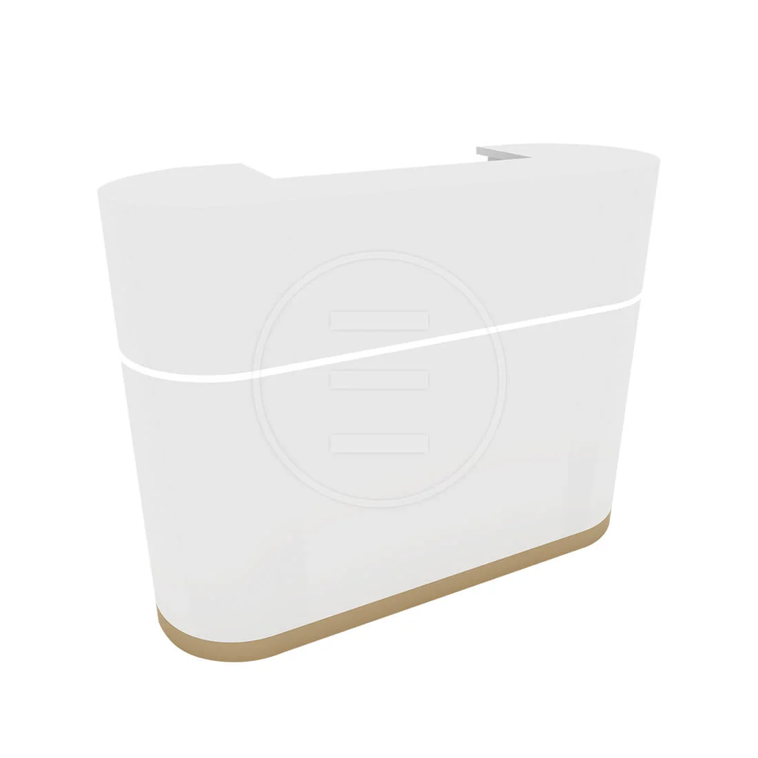 Receptie Alpeda Liba Desk Auriu / Crom / Rose / Black - imagine 7