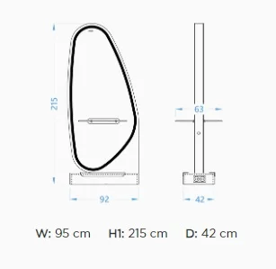 Post lucru coafor dublu/ insula Alpeda Umay Island - imagine 2