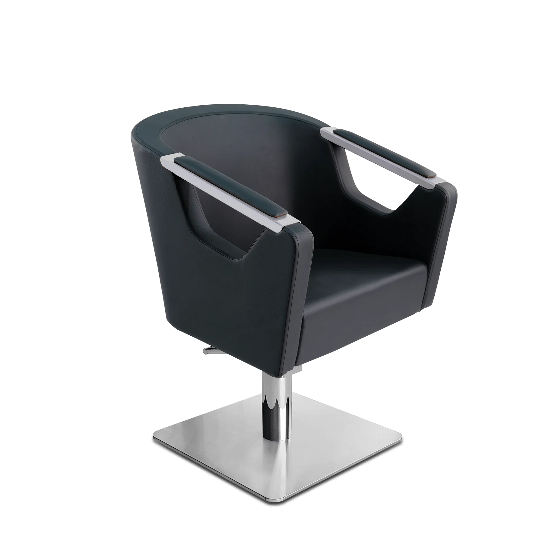 Scaun coafor / styling chair Alpeda Sacha Crom - NK - imagine 3