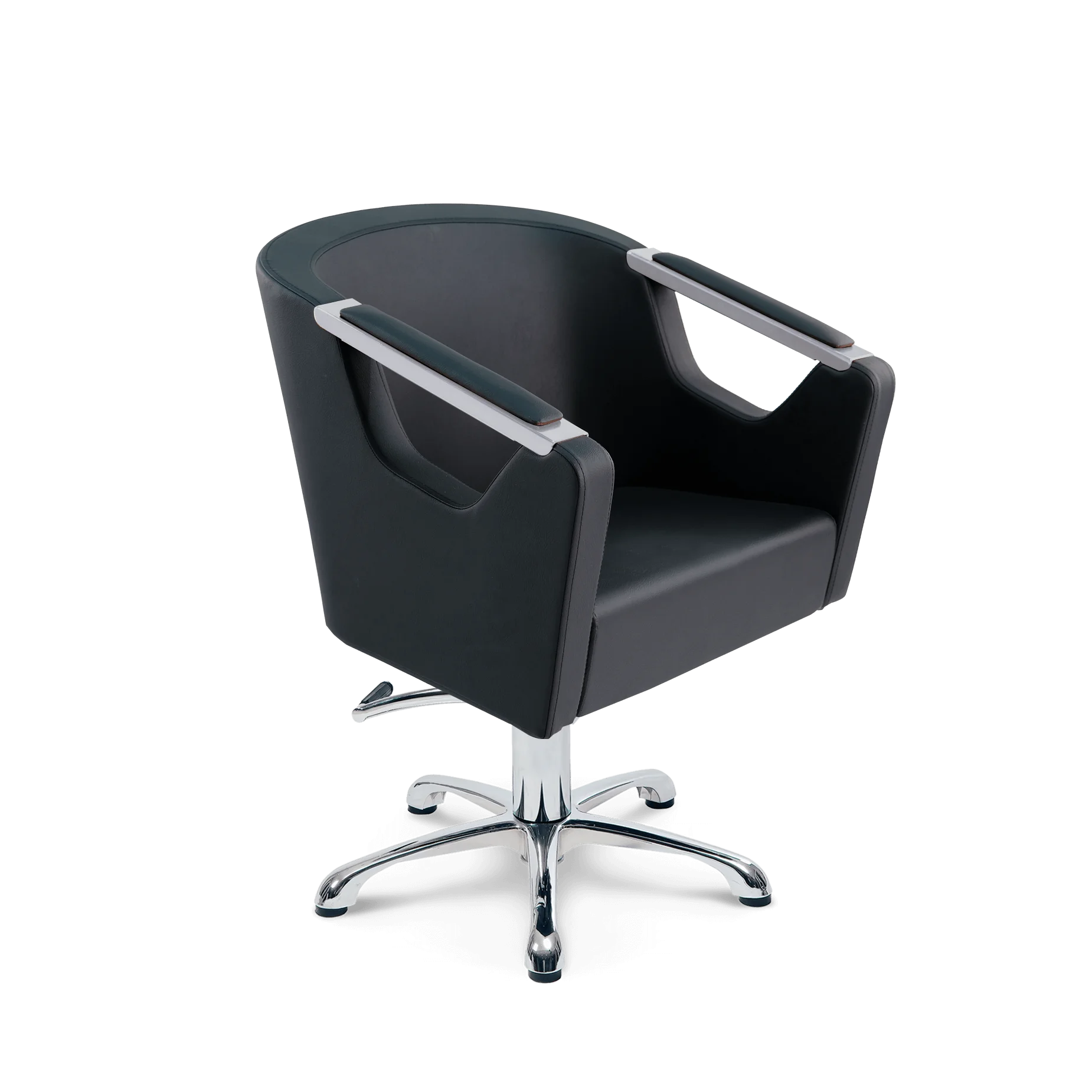 Scaun coafor / styling chair Alpeda Sacha Crom - NK - imagine 2