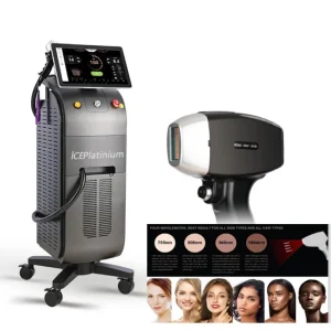 Aparat 1600W Epilare Definitiva Laser Dioda 4 Lungimi 940, 755, 808, 1064nm Profesional 1600W Dioda Laser, 50mil Impulsuri PlatiniuMAX
