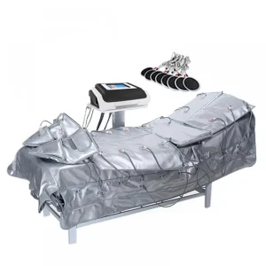 Aparat LCD Drenaj limfatic, EMS,Infrarosu Profesional de Slabit Presoterapie, Pierdere in Greutate, Anti Celulita, Detox Body Spa Silver