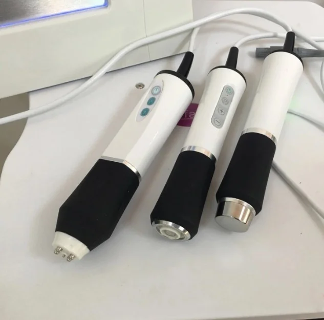 Aparat CO2 OXIGENARE Lifting Profesional Radio Frecventa si Ultrasunete 3 Manipuli, Lifting facial, Oxigen RF AntiRid GeneQ+ - imagine 2