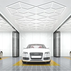 Sistem iluminat LED Hexagonal, HoneyComb, 4828mm*2796mm