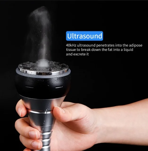 Aparat 6 in1 Lipolaser Liposuctie Virtuala, Cavitatie in vid, Tripolar, Multipolar RF Slabire in greutate, Indepartare celulita, Slabire Rapida, Radiofrecventa Profesional Salon, 61BL TotulPerfect - imagine 4