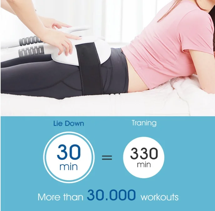 Aparat Sculptor Muscular Tesla EMS Sculpt HI-EMT + RF Remodelare corporala, Creare Masa Musculara, Tonifiere Abdomen, 4 Manipuli, Slabire intensiva NOVA4 - imagine 6