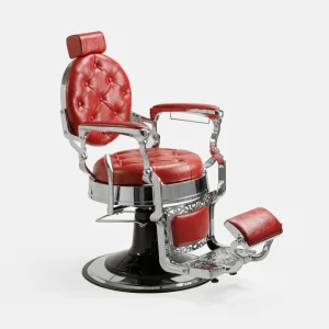 Scaun frizerie/ Barber chair Dduueett Mack NK Red