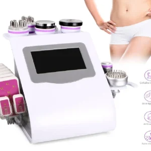 Salon 76D1MAX Aparat Profesional Lipolaser-Liposuctie Virtuala, Vacuum Cavitatie 2.0, Multipolar RF, Ten si Ochi, Slabire in greutate, Indepartare celulita, Radiofrecventa Lifting