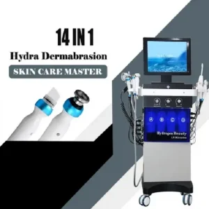 Combina cosmetica AquaFacial Standard 14 in 1 Oxy Spray, radiofrecventa, curatare, hidratantare, lifting