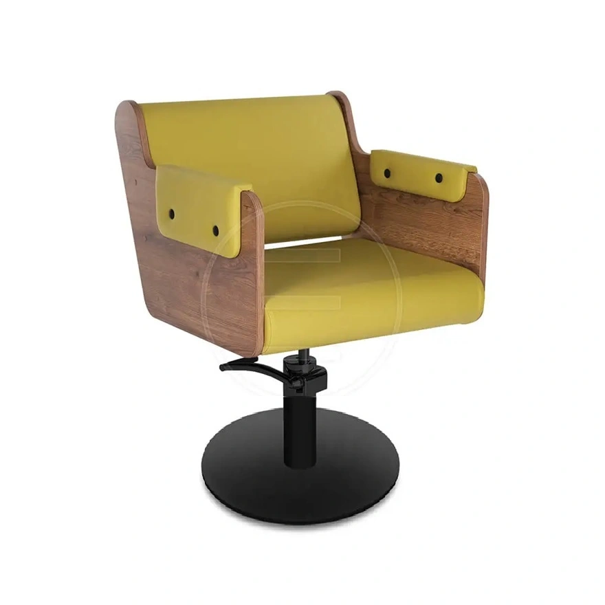 Scaun coafor / styling chair Alpeda KAI Black Edition - imagine 3