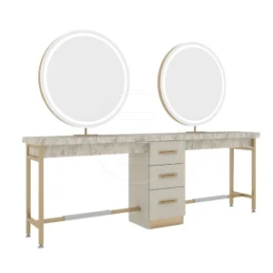 Post de lucru coafor / styling unit Alpeda Nancy Wall Gold / Rose / Crom / Black