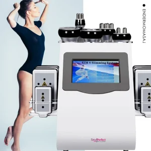 Aparat cosmetic profesional 6 in 1 lipolaser liposuctie virtuala, cavitatie in vid, radiofrecventa, tripolar, multipolar RF pentru slabire in greutate, indepartare celulita, slabire rapida
